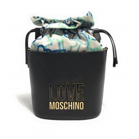 Borsa donna Love Moschino secchiello a tracolla nero BS24MO48 JC4211