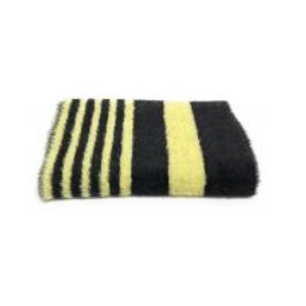 Sciarpa Fracomina con stampa righe nero/giallo C23FR13 FA22WA3005W489F8-L50