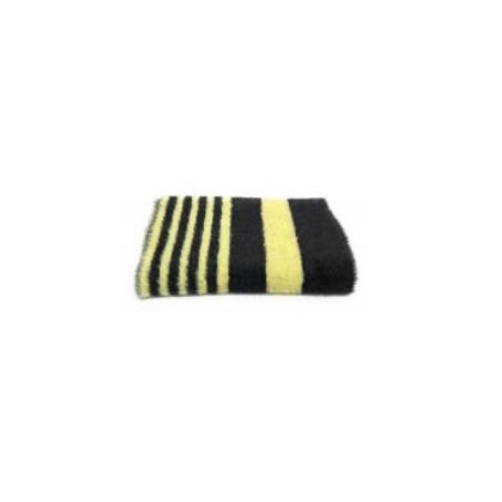 Sciarpa Fracomina con stampa righe nero/giallo C23FR13 FA22WA3005W489F8-L50