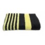 Sciarpa Fracomina con stampa righe nero/giallo C23FR13 FA22WA3005W489F8-L50