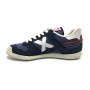 Scarpe Munich sneaker Goal in pelle scamosciata / tessuto blu US24MU04 1582
