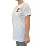 Maxi t-shirt donna Moschino bianco con stampa bear ES24MO04 V6A0790 4410 0001