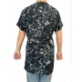 Maxi t-shirt donna Moschino nero con stampa logo ES24MO07 V6A0710 4412 1555