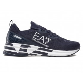 Sneaker running EA7 Emporio Armani training blu navy/ white unisex US24EA03 X8X095