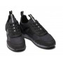 Sneaker EA7 Emporio Armani training ecosuede/ mesh black/ iron gate/ silver US24EA12 X8X027