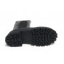 Scarpe donna Gold&gold stivaletto biker in ecopelle nero con fondo carrarmato D23GG36 GS211