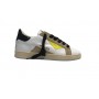 Scarpe 2B12 sneaker Mini Suprime-54 pelle bianco/ glitter nero ZS24QB02