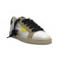 Scarpe 2B12 sneaker Mini Suprime-54 pelle bianco/ glitter nero ZS24QB02