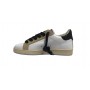 Scarpe 2B12 sneaker Mini Suprime-54 pelle bianco/ glitter nero ZS24QB02