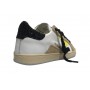 Scarpe 2B12 sneaker Mini Suprime-54 pelle bianco/ glitter nero ZS24QB02
