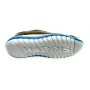 Scarpe uomo Harris sneakers pelle yes blue & green bubble rubber U17HA143