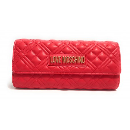 Borsa donna Love Moschino a spalla/ tracolla ecopelle trapuntata rosso BS24MO131 JC4294