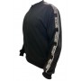 Felpa uomo Moschino con zip nero ES24MO19 V1A1706 4422 0555