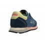 Scarpe Sun68 sneaker Girl's Ally color explosion teen in pelle scamosciata/ nylon avio ZS24SU16 Z34404T