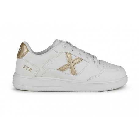 Scarpe Munich sneaker Legit Kid 02 bianco/ oro ZS24MU02 8022002