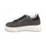 Scarpe donna Borbonese sneaker in pelle/ tessuto OP natural/ black DS24BO02 6DZ940AD8
