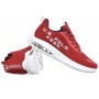 Scarpe U.S. Polo sneaker running Active001 in ecopelle/ tessuto mesh red uomo US24UP04