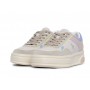 Scarpe  US Polo sneaker Asuka 004A in suede beige/ ecopelle rosa/ multicolore DS24UP04