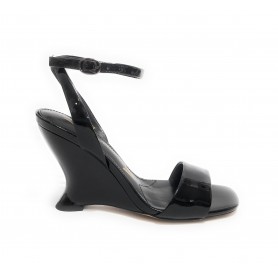 Scarpe donna sandalo Emanuélle Vee Rebecca black DS24EV12 441M-228-11-SO67