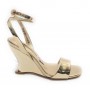Scarpe donna sandalo Emanuélle Vee Rebecca specchiato gold DS24EV11 441M-228-11-310