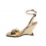 Scarpe donna sandalo Emanuélle Vee Rebecca specchiato gold DS24EV11 441M-228-11-310
