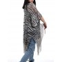 Gilet donna Liu Jo in rete a fantasia zebrata donna ES24LJ74 2A4015T0300 S19D1