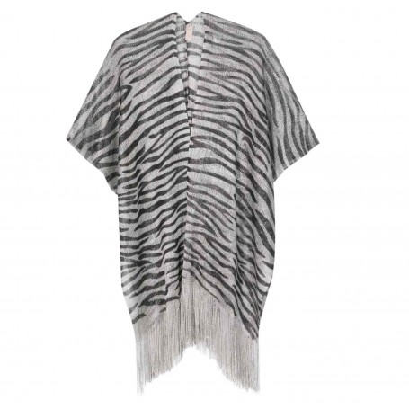 Gilet donna Liu Jo in rete a fantasia zebrata donna ES24LJ74 2A4015T0300 S19D1