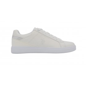 Scarpe U.S. Polo sneaker ROKKO001E in ecopelle white uomo US24UP18