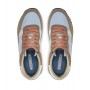 Scarpe US Polo Donna sneaker Sacha002 in suede/ textile light blu/ beige DS24UP09