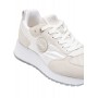 Scarpe donna Colmar sneaker Travis prime wrinkle high outsole 110 suede/ textile white/ gray DS24CO05