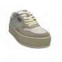 Scarpe donna Colmar sneaker pelle white/ off white / silver DS24CO06