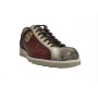 Scarpe uomo Harris sneaker pelle pregiata marrone/ bianco U17HA208 2817
