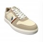 Scarpe U.S. Polo sneaker ROKKO003D in ecopelle/ tessuto beige uomo US24UP20