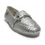 Scarpe US Polo mocassino Chery001 in pelle silver donna DS24UP10