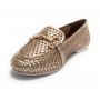 Scarpe US Polo mocassino Chery001 in pelle gold donna DS24UP11