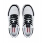 Scarpe US Polo sneaker Nole001 in ecopelle/ tessuto white/ black DS24UP12