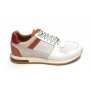 Scarpe uomo Ambitious 11240 sneaker running white/ camel US22AM12