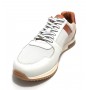 Scarpe uomo Ambitious 11240 sneaker running white/ camel US22AM12