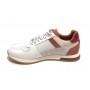 Scarpe uomo Ambitious 11240 sneaker running white/ camel US22AM12