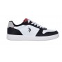 Scarpe U.S. Polo sneaker ROKKO003B in ecopelle/ tessuto white/ black uomo US24UP33