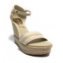Scarpe donna US Polo sandalo zeppa Aylin 021 tc 105 beige DS24UP28