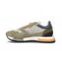 Scarpe Blauer sneaker Heron 02 in suede/ nylon military/ grey US24BU10 S4HERON02/RIS