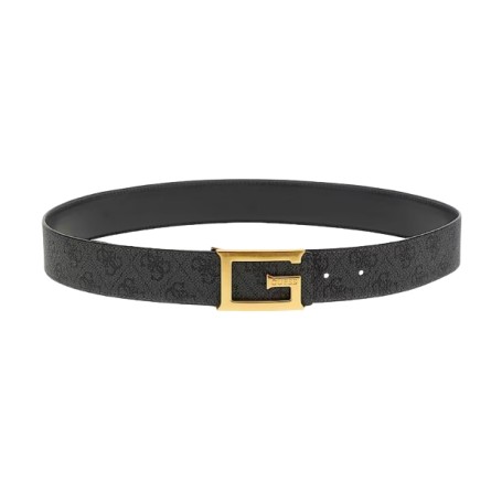 Cinta donna Guess Noreen 4g logo adjustable/ reversible belt coal logo C25GU04 BW9153P4338
