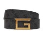 Cinta donna Guess Noreen 4g logo adjustable/ reversible belt coal logo C25GU04 BW9153P4338