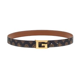Cinta donna Guess Kuba 4g logo adjustable/ reversible belt mocha logo C25GU06 BW9154P4330