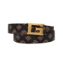 Cinta donna Guess Kuba 4g logo adjustable/ reversible belt mocha logo C25GU06 BW9154P4330