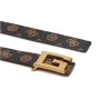 Cinta donna Guess Kuba 4g logo adjustable/ reversible belt mocha logo C25GU06 BW9154P4330