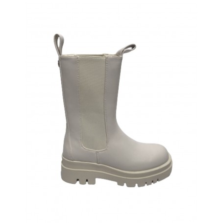 Scarpe donna Gold&gold stivaletto biker in ecopelle bianco con fondo carrarmato D22GG23 GR180