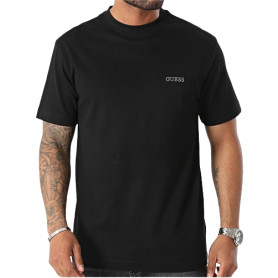 T-shirt uomo Guess small logo tee black E25GU20 M4YI62KCCM1 JBLK