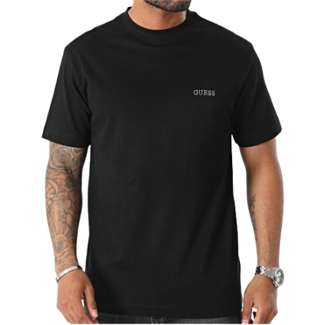 T-shirt uomo Guess small logo tee black E25GU20 M4YI62KCCM1 JBLK